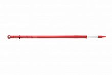 Ручка телескоп. эргономичная, алюминий - 1250/2000х32 мм., красный