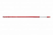 Ручка телескоп. эргономичная, алюминий (с подачей воды) - 1750/3000х32 мм., красный