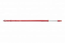 Ручка телескоп. эргономичная, алюминий (с подачей воды) - 1250/2000х32 мм., красный
